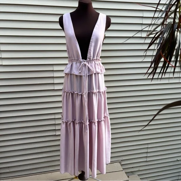 SHEIN | Dresses | Shein Sleeveless Pink Mauve Tiered Ruffle Maxi A Line Dress | Poshmark SHEIN | Dresses | Shein Sleeveless Pink Mauve Tiered Ruffle Maxi A Line Dress | Poshmark
